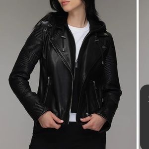 Lamb leather Motto Jacket - Imani